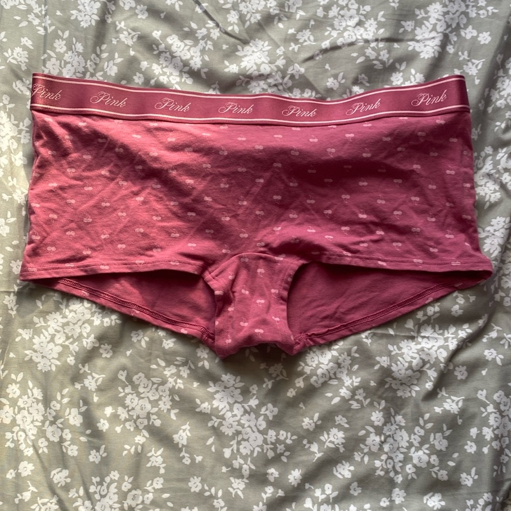 Pink Victoria’s Secret Boy short/Boxer